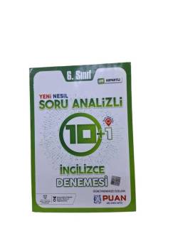 YENİ NESİL SORU ANALİZLİ 10+1 İNGİLİZCE DENEMESİ 6. SINIF