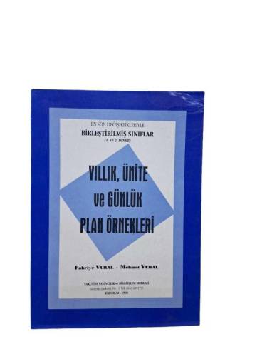 YILLIK, ÜNİTE VE GÜNLÜK PLAN ÖRNEKLERİ - 0